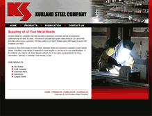 Tablet Screenshot of kurlandsteel.com